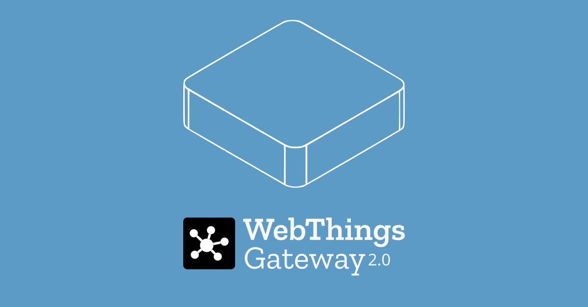WebThings logo with an illustration of connected devices